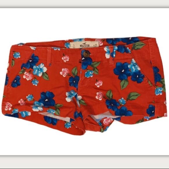 Hollister floral shorts size 1 - Picture 1 of 4